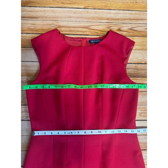 Brooks Brothers | Red Short Tank Wool Blend Dress | Size 12 - Picture 10 of 13